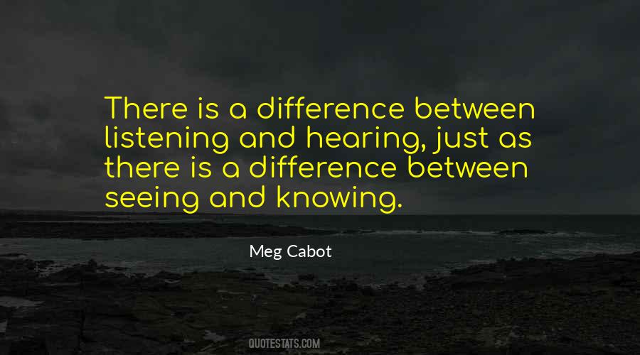 Difference Between Knowing And Doing Quotes #1040821