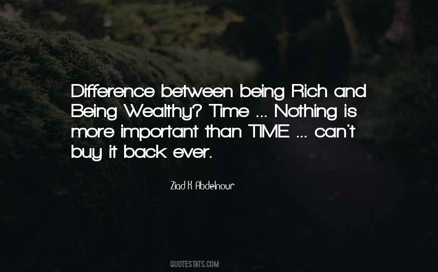 Difference Between Rich And Wealthy Quotes #506286