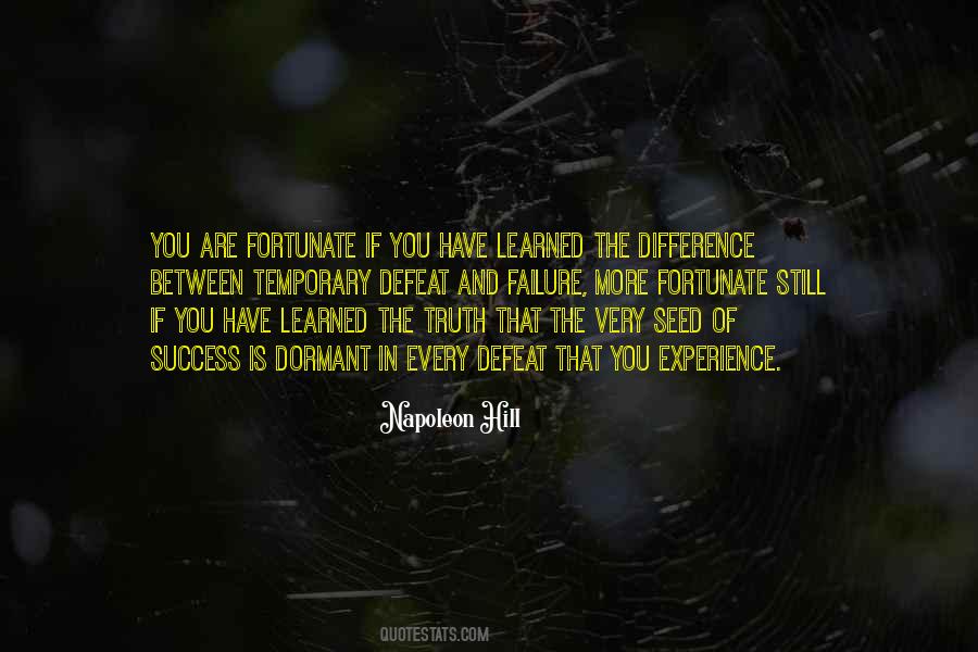 Difference Between Success And Failure Quotes #1350485