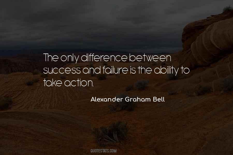 Difference Between Success And Failure Quotes #712674