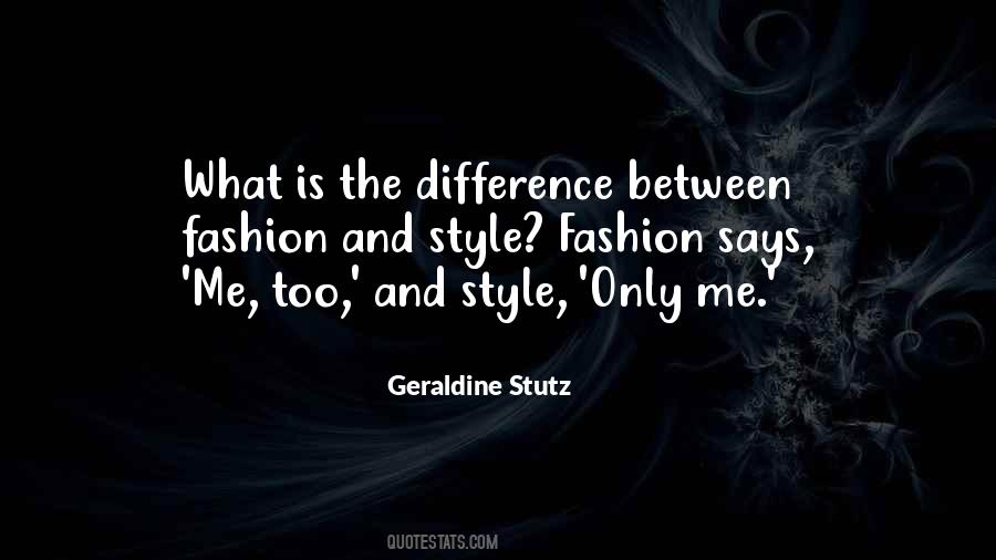 Difference Between U And Me Quotes #1265