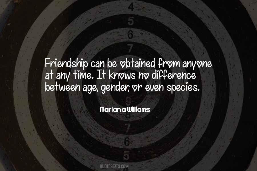 Difference In Friendship Quotes #1583108