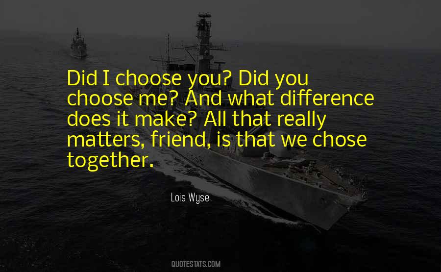 Difference In Friendship Quotes #330647