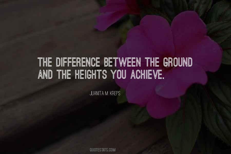 Difference In Height Quotes #1845825