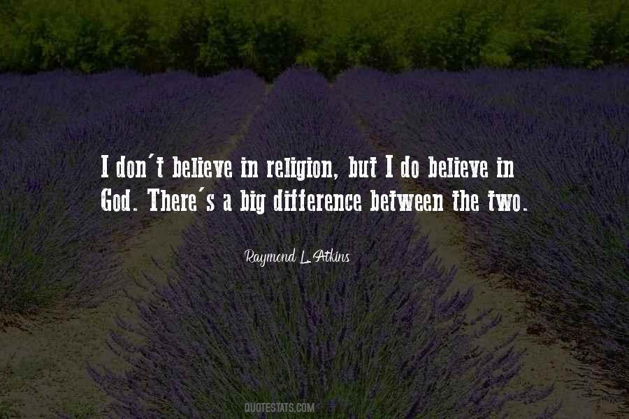 Difference In Religion Quotes #890290