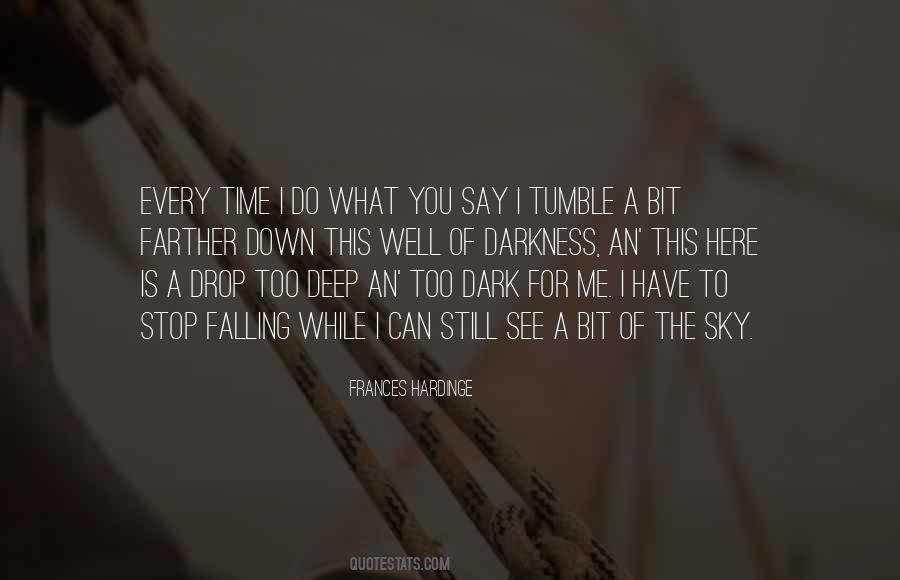 Even If The Sky Is Falling Down Quotes #527605
