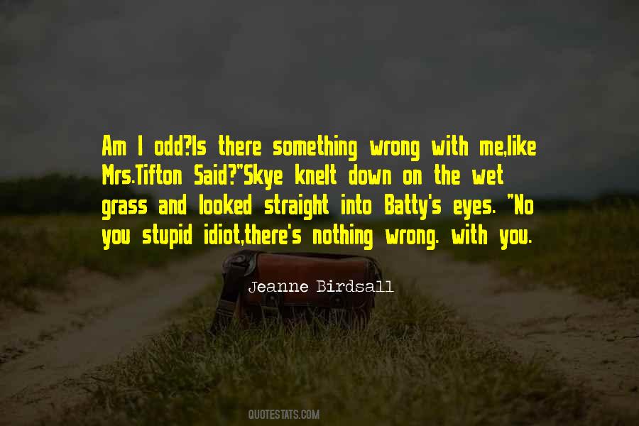 Nothing Wrong With Me Quotes #1367925