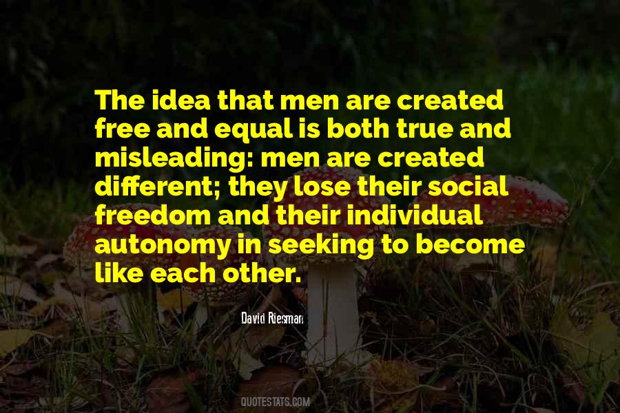 Different But Equal Quotes #815828