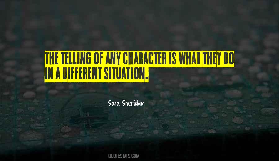 Different Character Quotes #139383