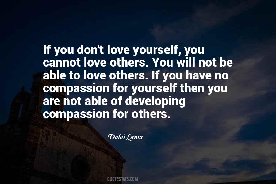 Have Compassion For Yourself Quotes #1859076