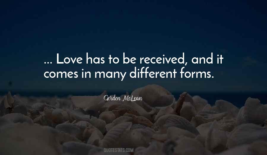 Different Forms Quotes #1162125