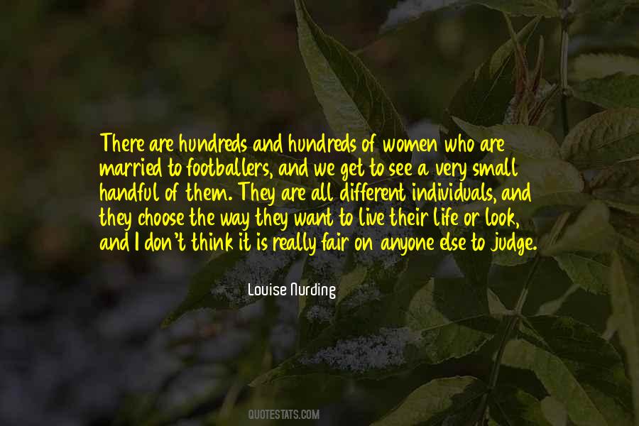 Different Individuals Quotes #889071