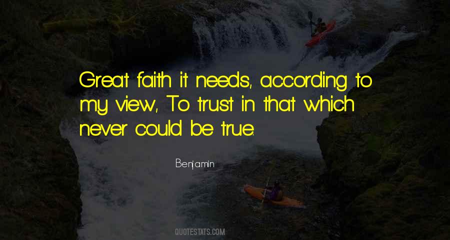 Great Trust Quotes #1499139