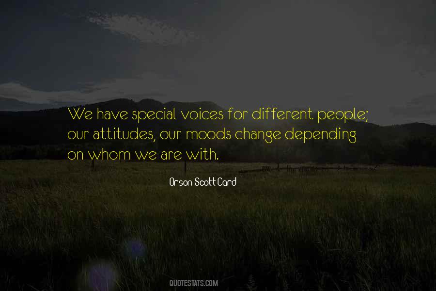 Different Moods Quotes #700513