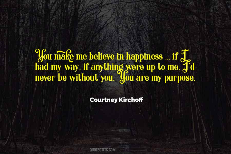 Believe In Happiness Quotes #91302