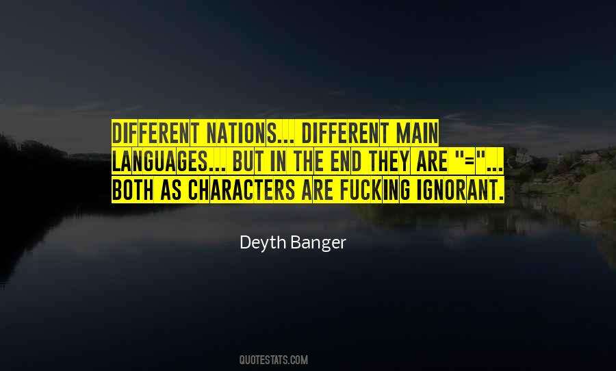 Different Nations Quotes #1309024