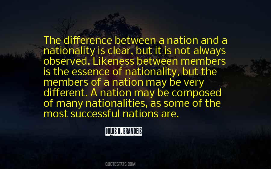 Different Nations Quotes #881532