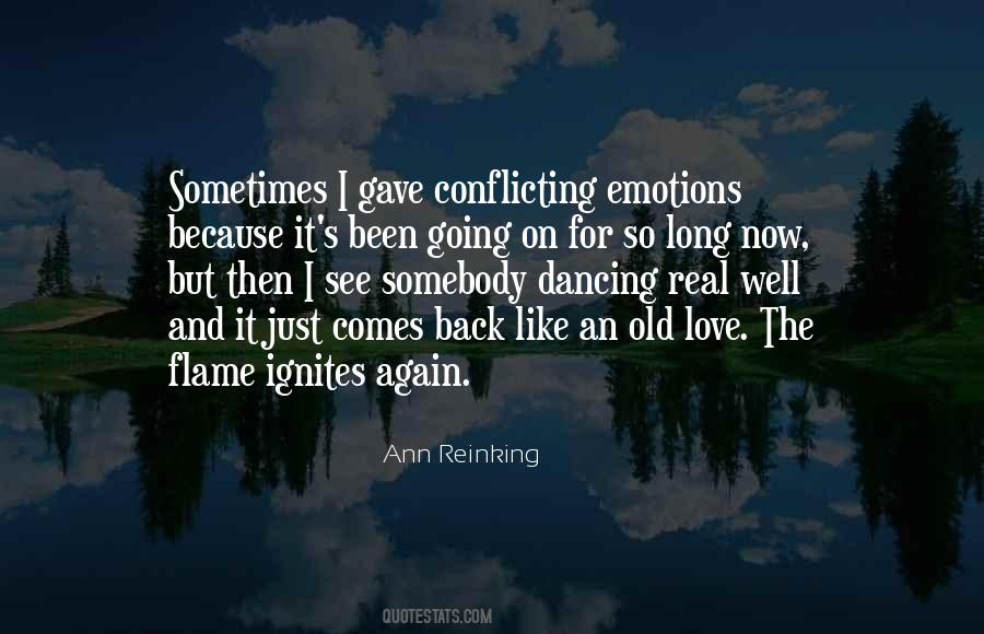 When An Old Flame Comes Back Quotes #1433218