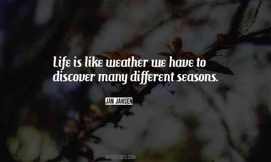 Different Seasons Quotes #1036192