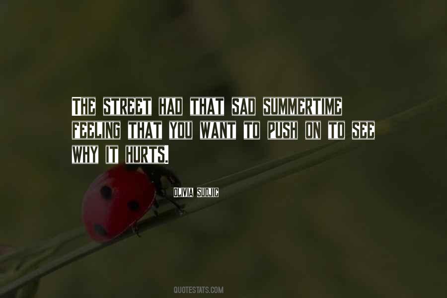 Sad Street Quotes #1095582