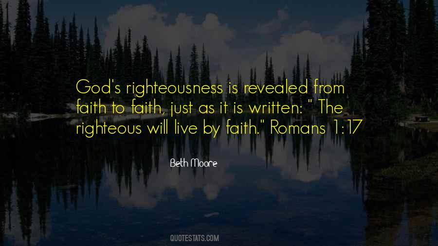 The Just Shall Live By Faith Quotes #325881