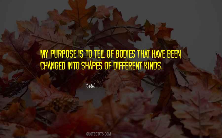 Different Shapes Quotes #1877830