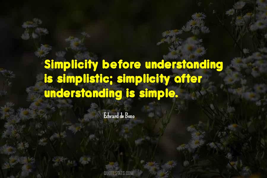Simple Understanding Quotes #731610