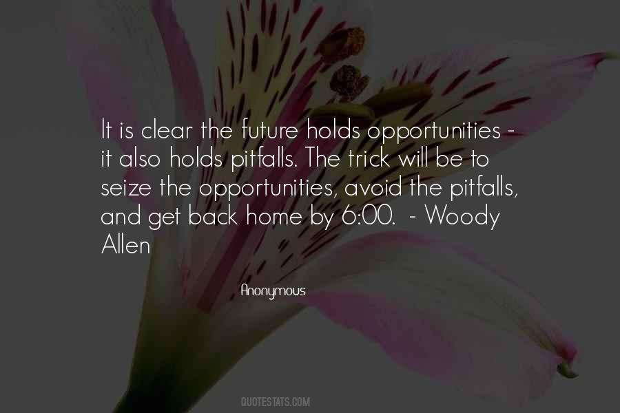 Seize Opportunities Quotes #1787626