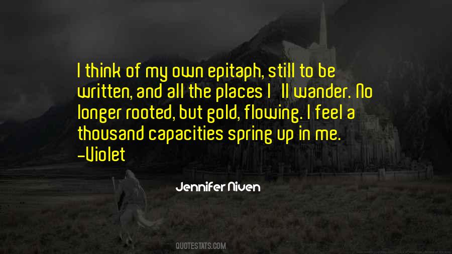 Feel The Spring Quotes #1775930