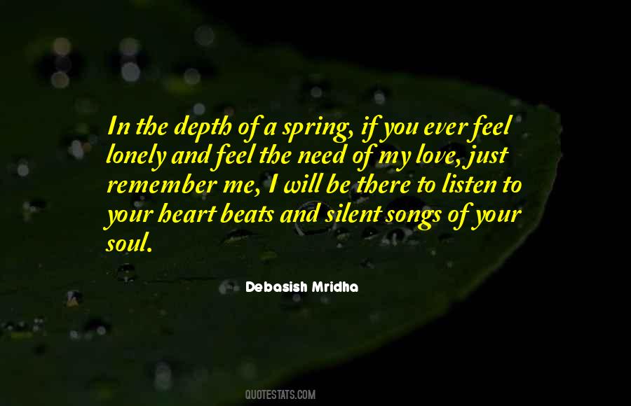 Feel The Spring Quotes #517798