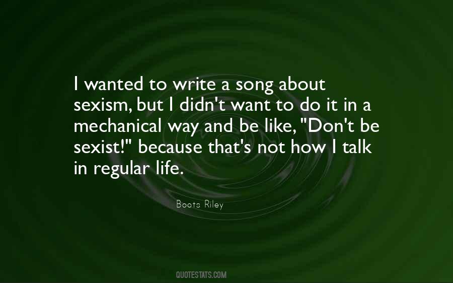 How To Write A Song Quotes #1220344