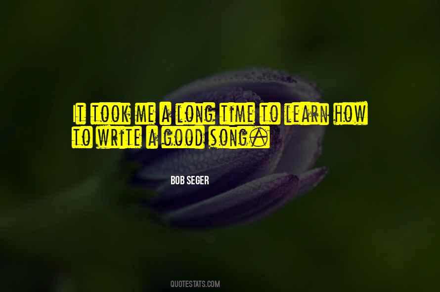 How To Write A Song Quotes #1659615
