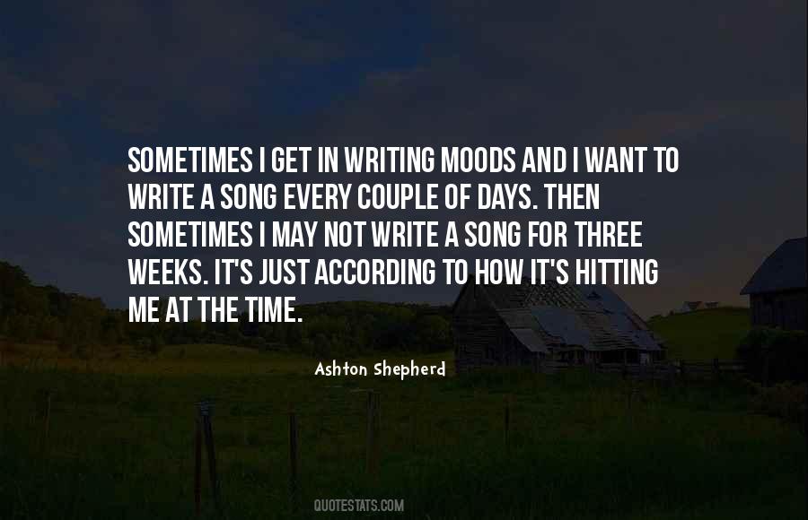 How To Write A Song Quotes #1734764