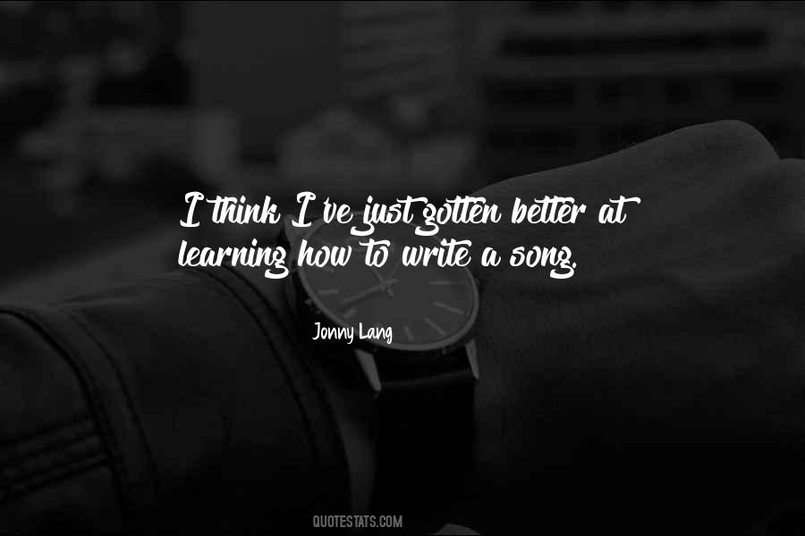 How To Write A Song Quotes #772770