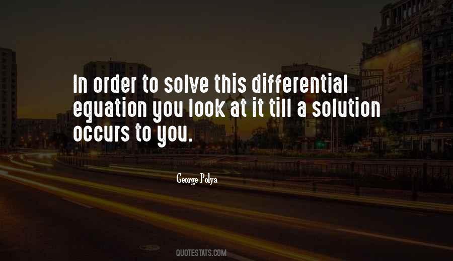 Differential Equation Quotes #614166