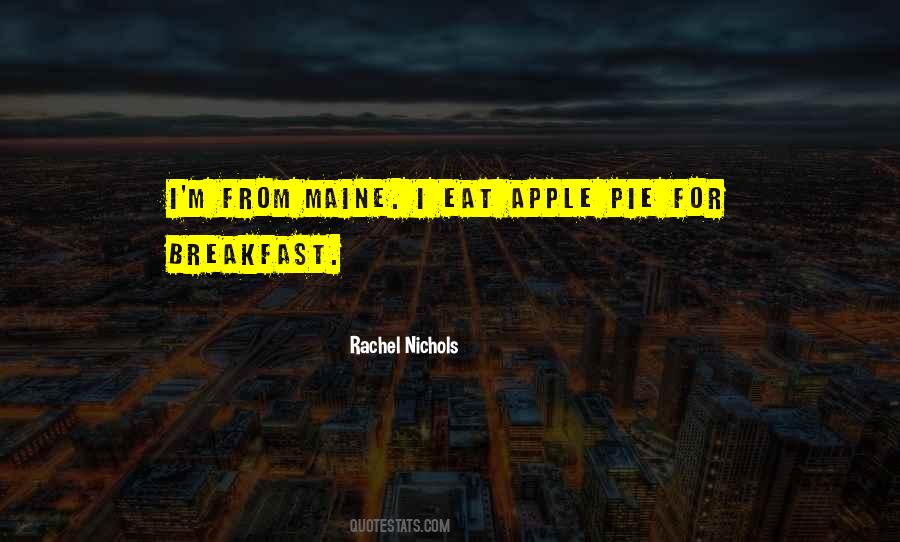I Eat No For Breakfast Quotes #1496190