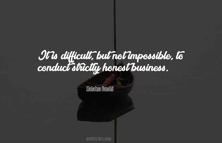 Difficult But Not Impossible Quotes #745081