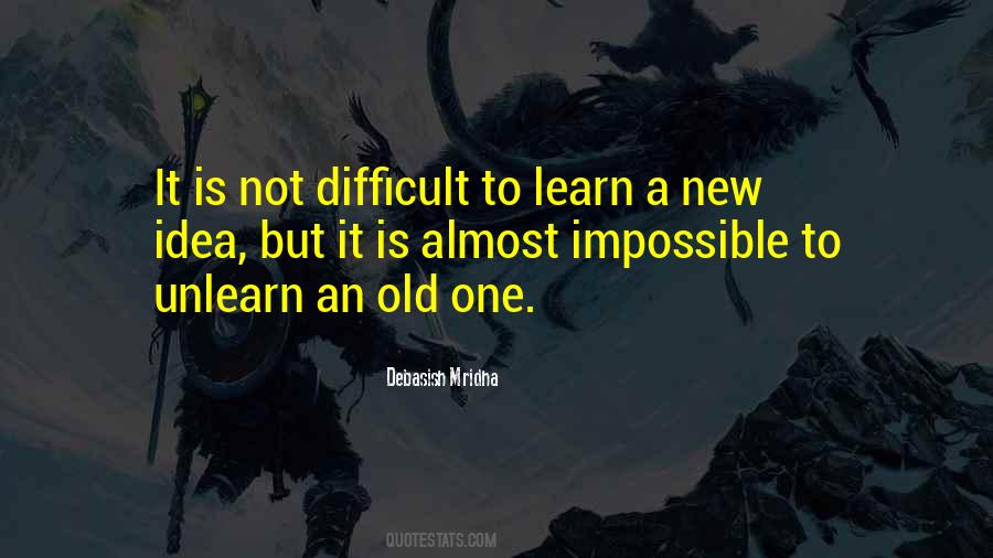 Difficult But Not Impossible Quotes #935768