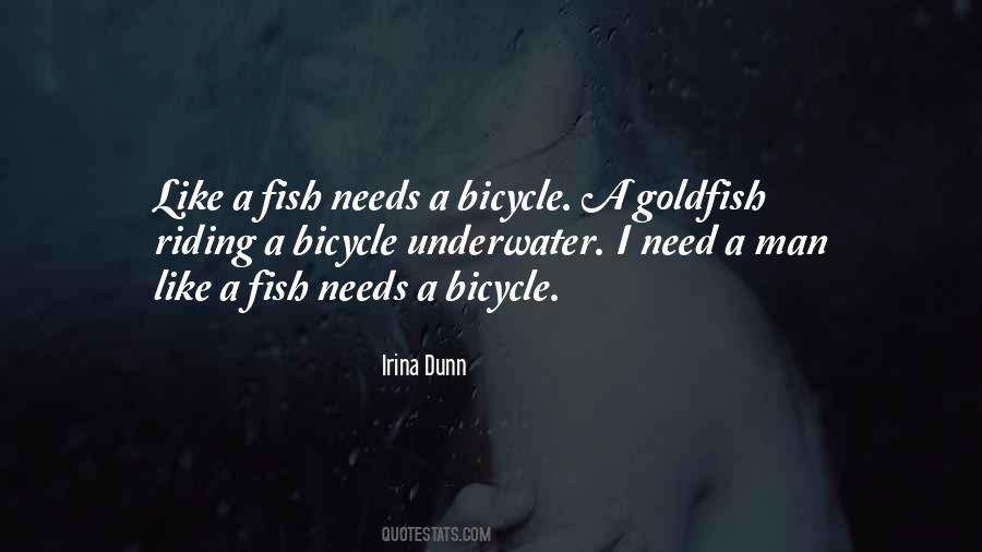 Fish Bicycle Quotes #1190808