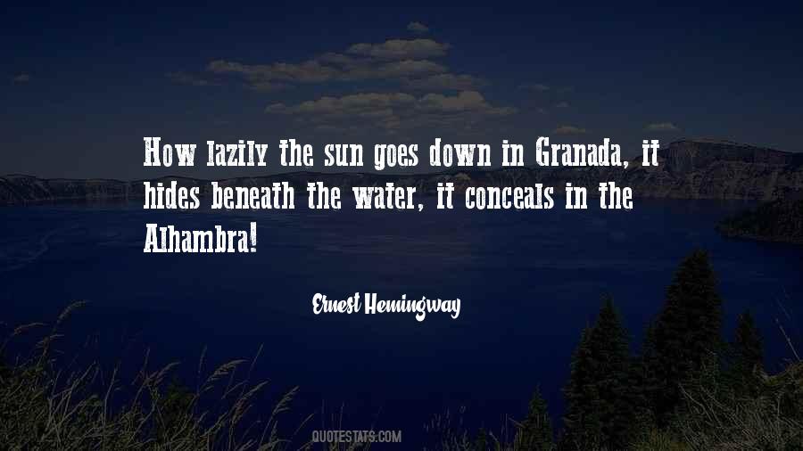 Sun Water Quotes #417592