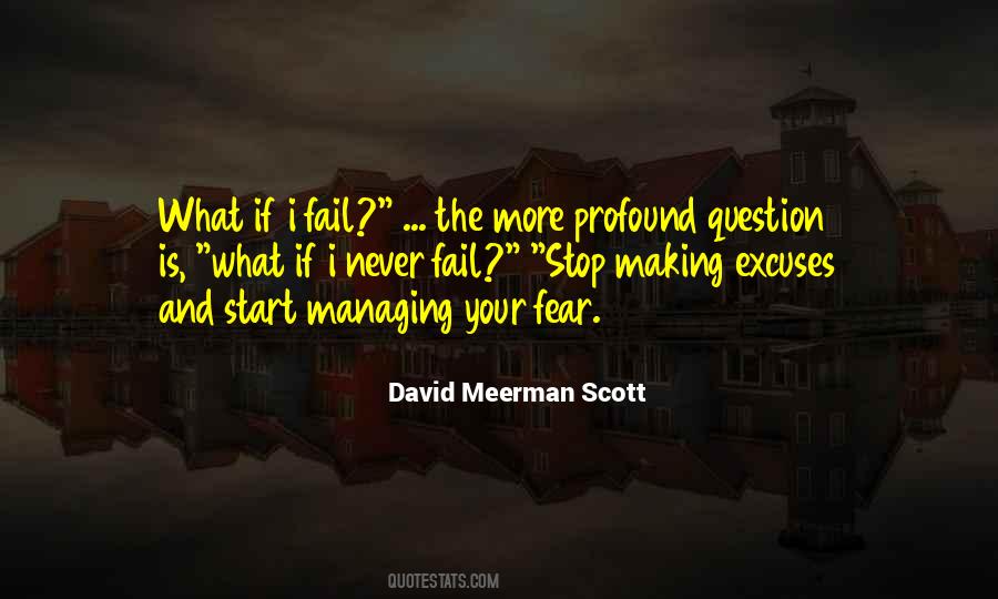 Stop Fear Quotes #1047548
