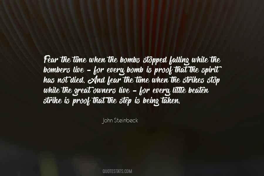 Stop Fear Quotes #1296999