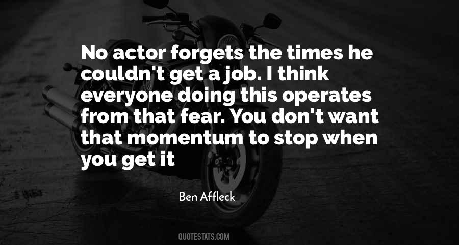 Stop Fear Quotes #423207