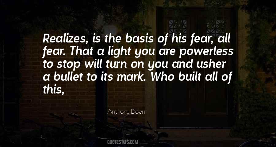 Stop Fear Quotes #48419