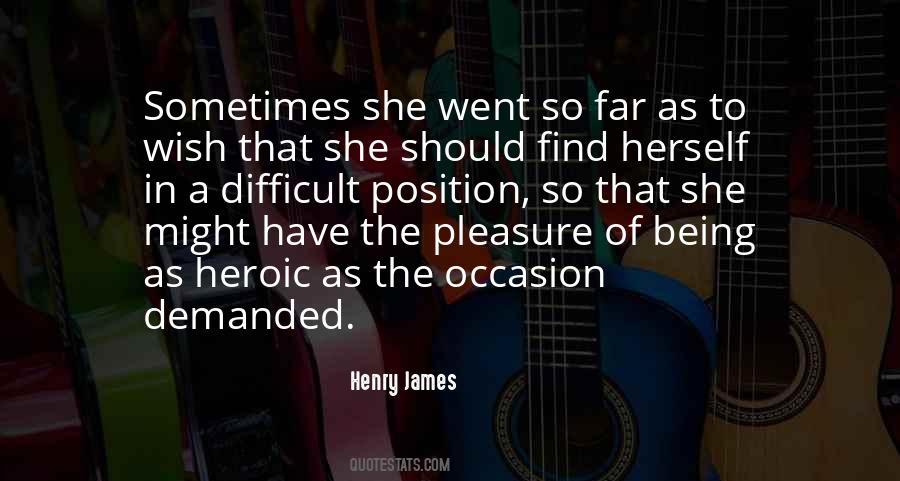 Difficult Position Quotes #167307