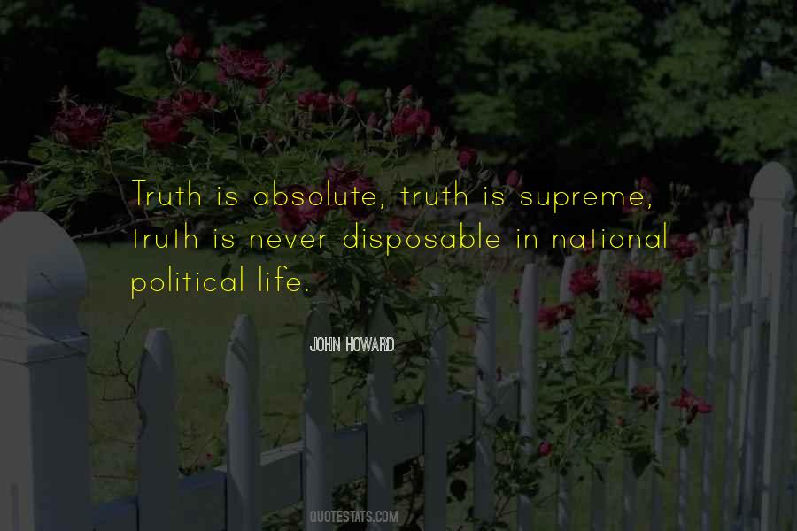 Political Truth Quotes #618372