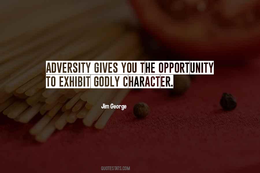 Adversity Character Quotes #291865