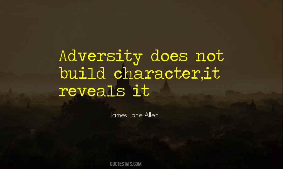 Adversity Character Quotes #298546
