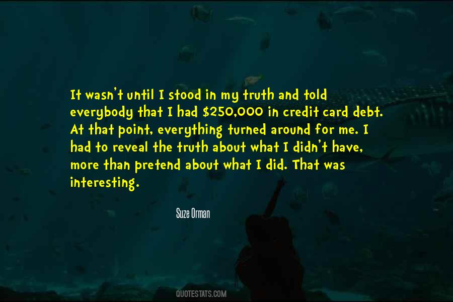 Quotes About My Debt #1116135