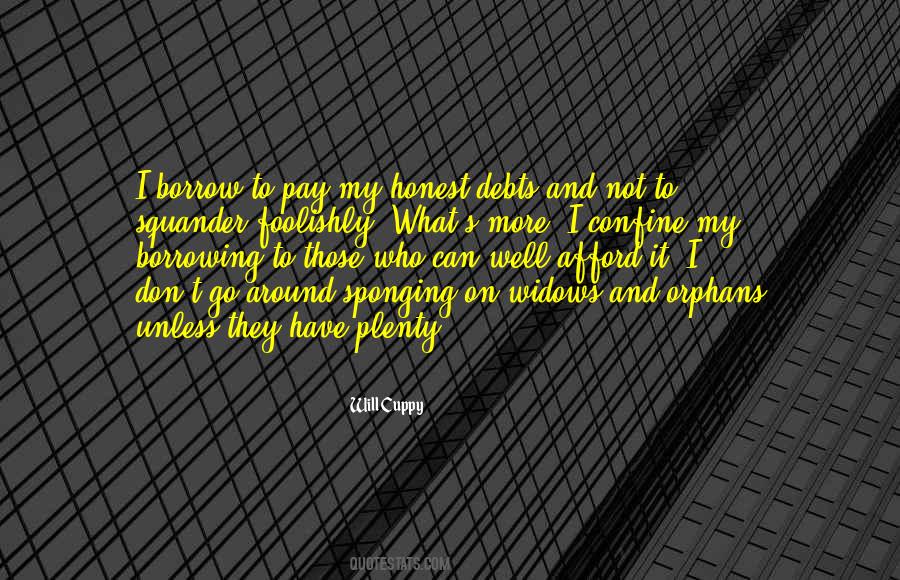 Quotes About My Debt #55535